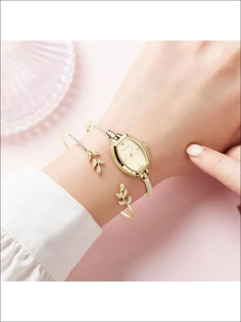 Petite Bracelet Watch Women Japanese Quartz Diamond Dress Analog 30M Waterproof
